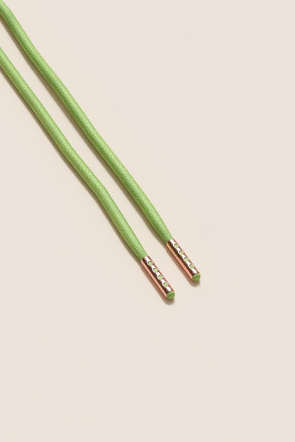 Pastellgrün | 4 mm Runde gewachste Schnürsenkel