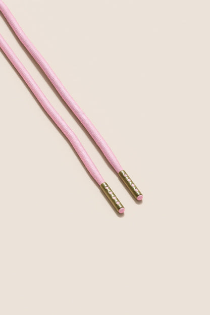 Pastel Pink | 4 mm Round Waxed Shoelaces