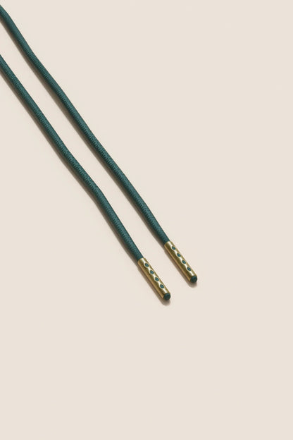 Pine Green | Round Waxed Shoelaces