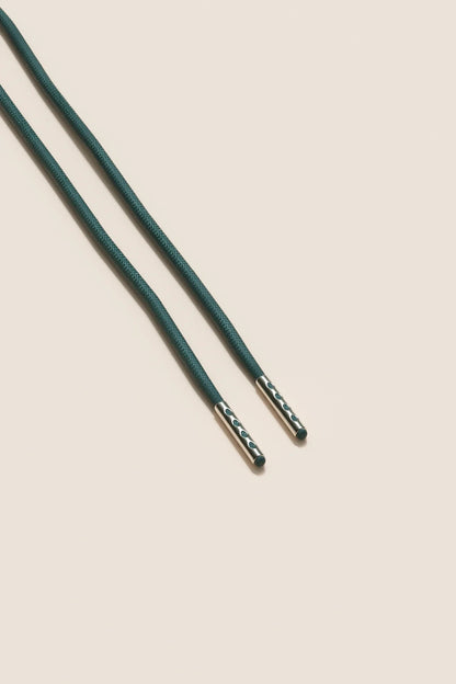 Pine Green | Round Waxed Shoelaces