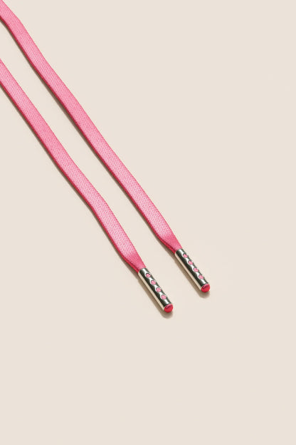 Pink | Flache Gewachste Schnürsenkel