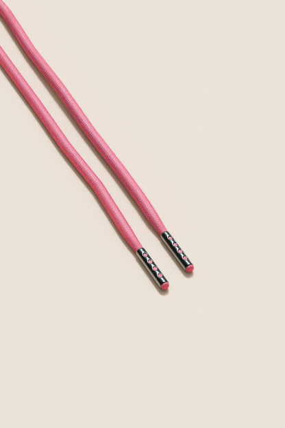 Pink | 4 mm Round Waxed Shoelaces