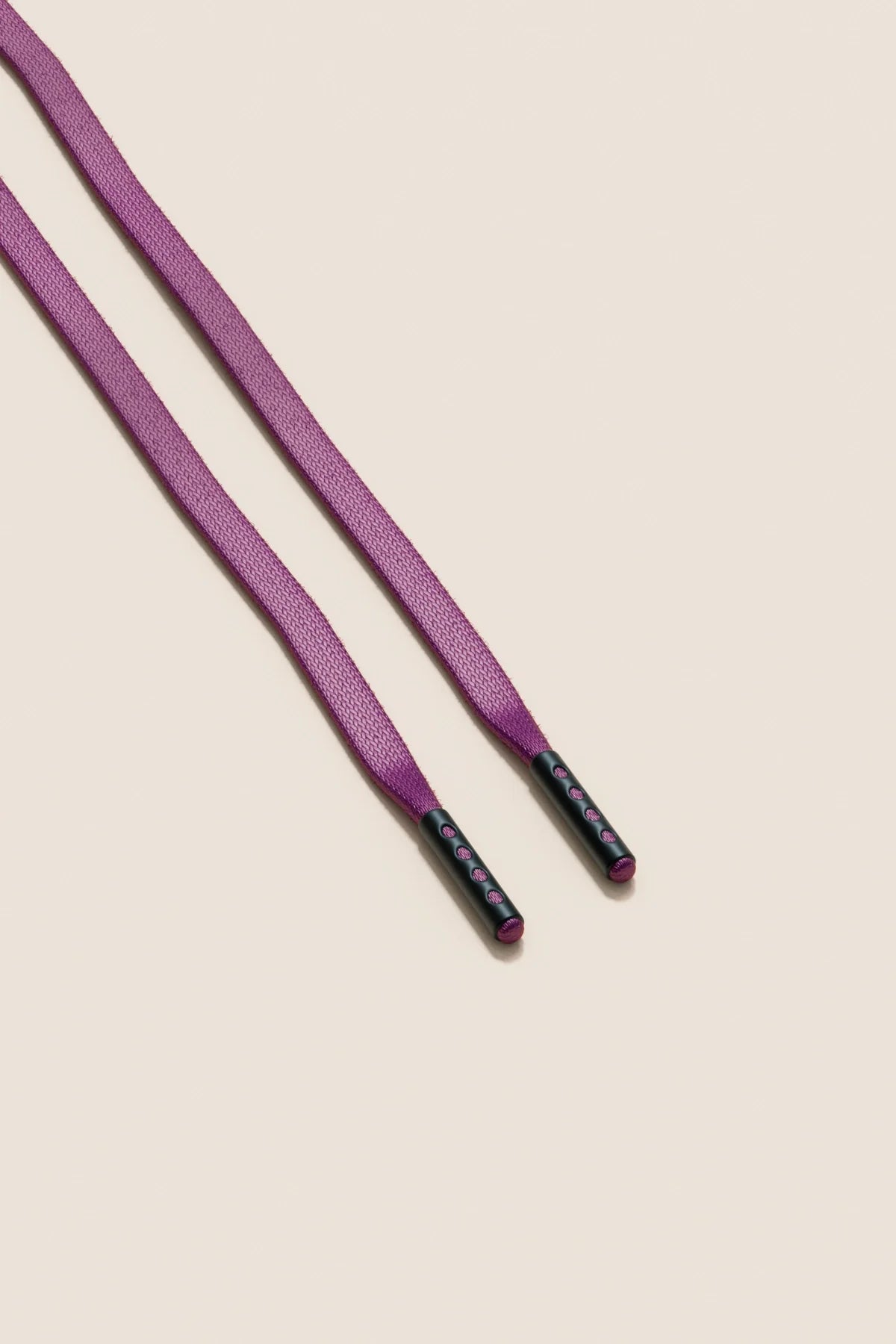 Plum | Flat Waxed Shoelaces