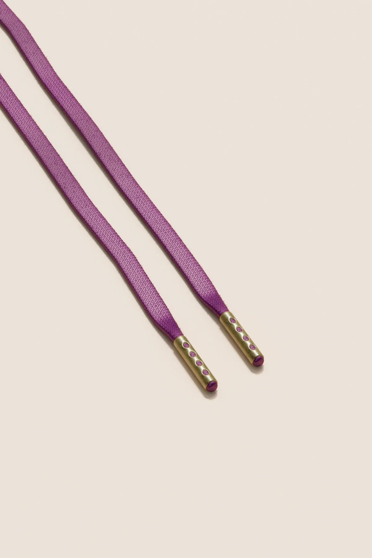 Plum | Flat Waxed Shoelaces