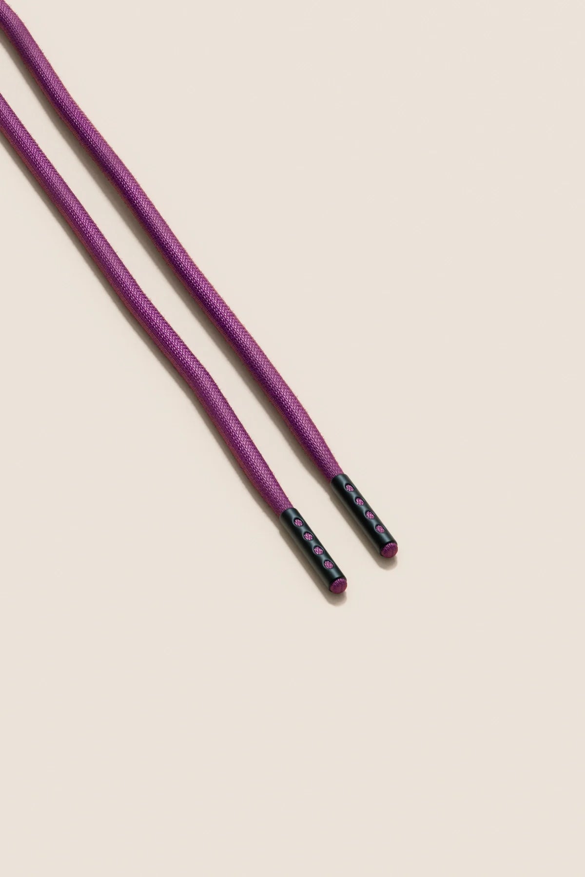 Plum | 4 mm Round Waxed Shoelaces