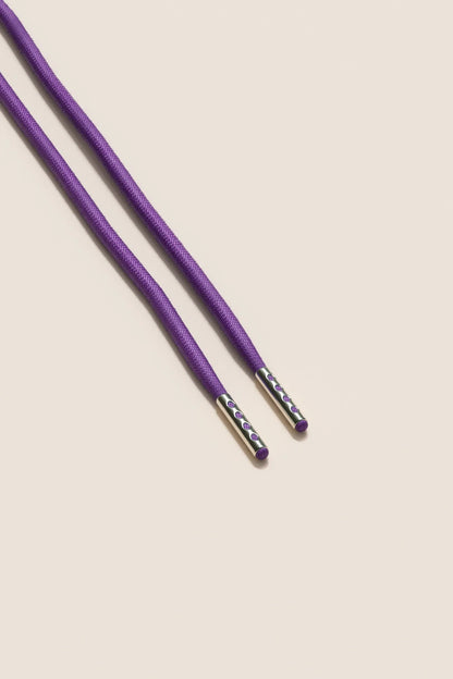 Lila | 4 mm Runde gewachste Schnürsenkel