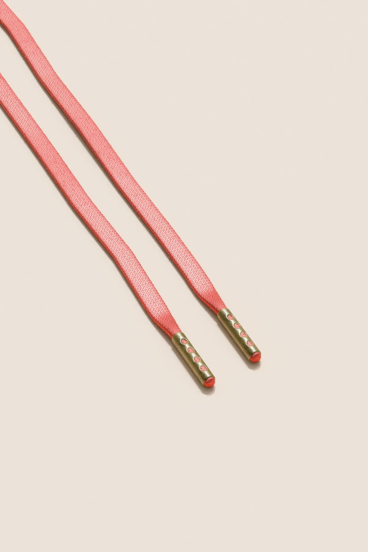 Salmon | Flat Waxed Shoelaces