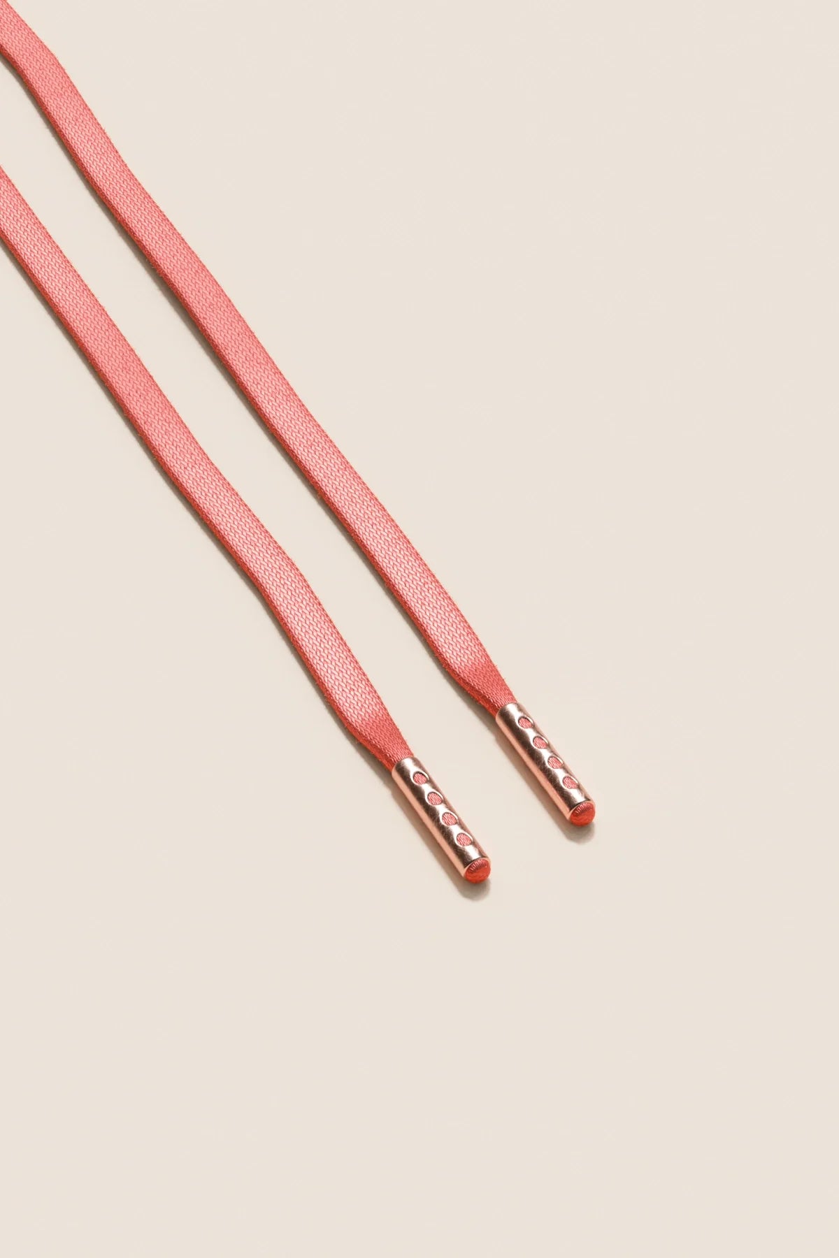 Salmon | Flat Waxed Shoelaces
