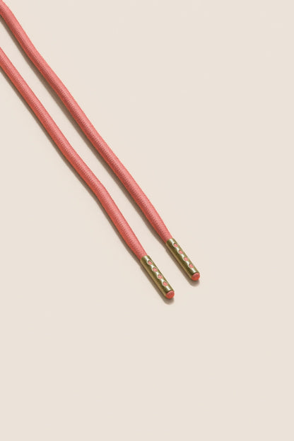 Salmon | 4 mm Round Waxed Shoelaces