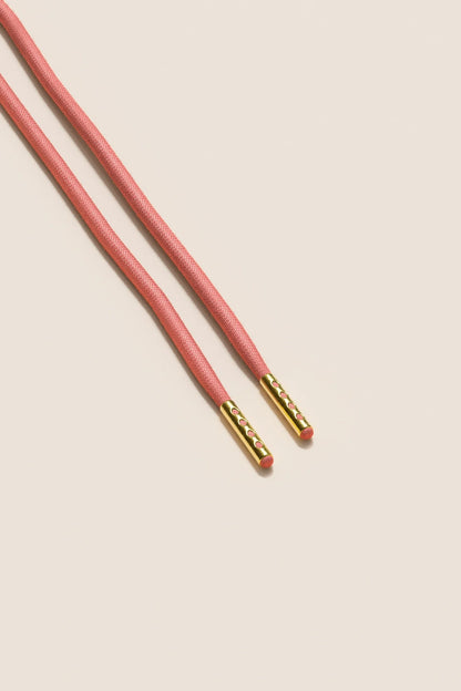 Salmon | 4 mm Round Waxed Shoelaces