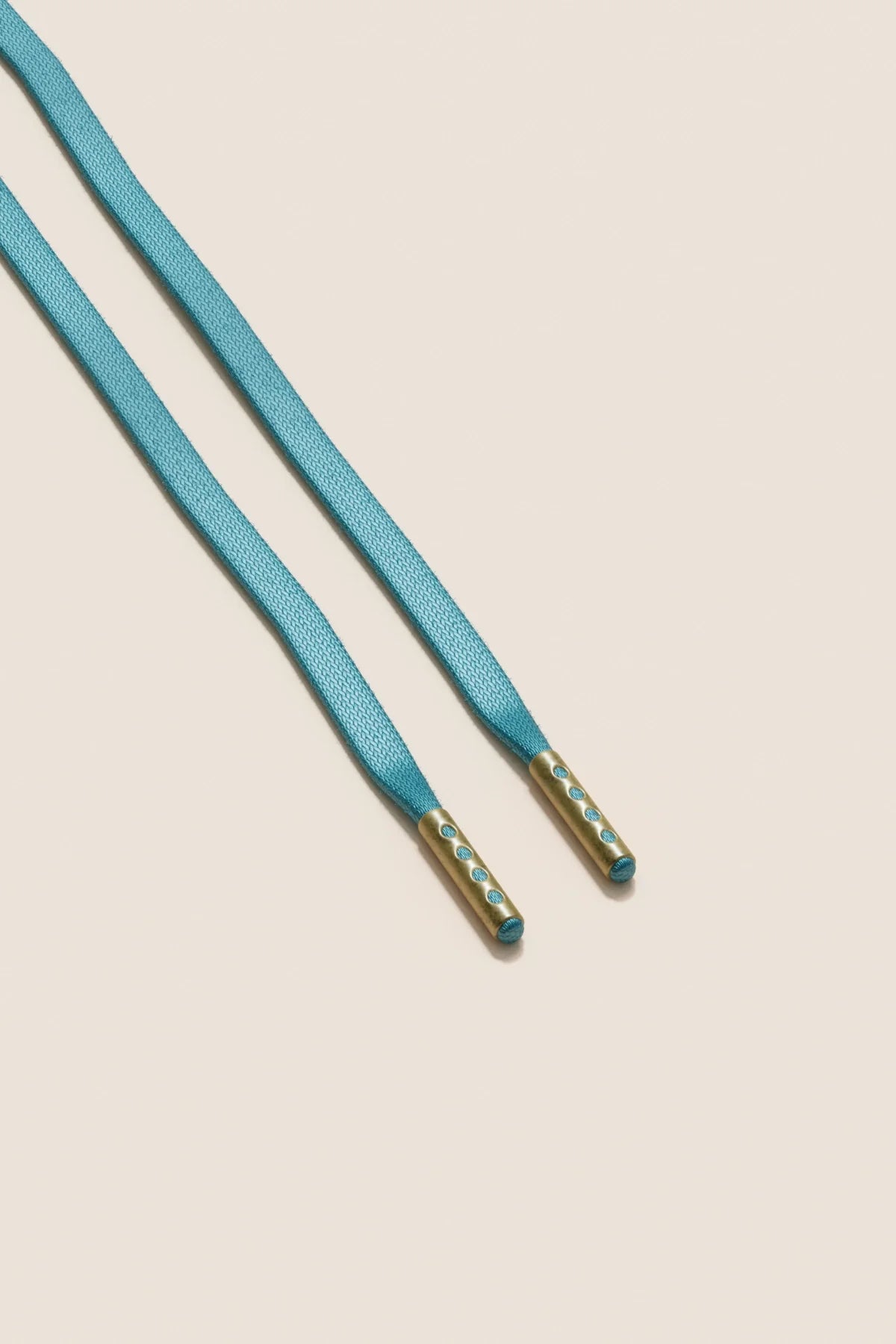 Turquoise | Flat Waxed Shoelaces