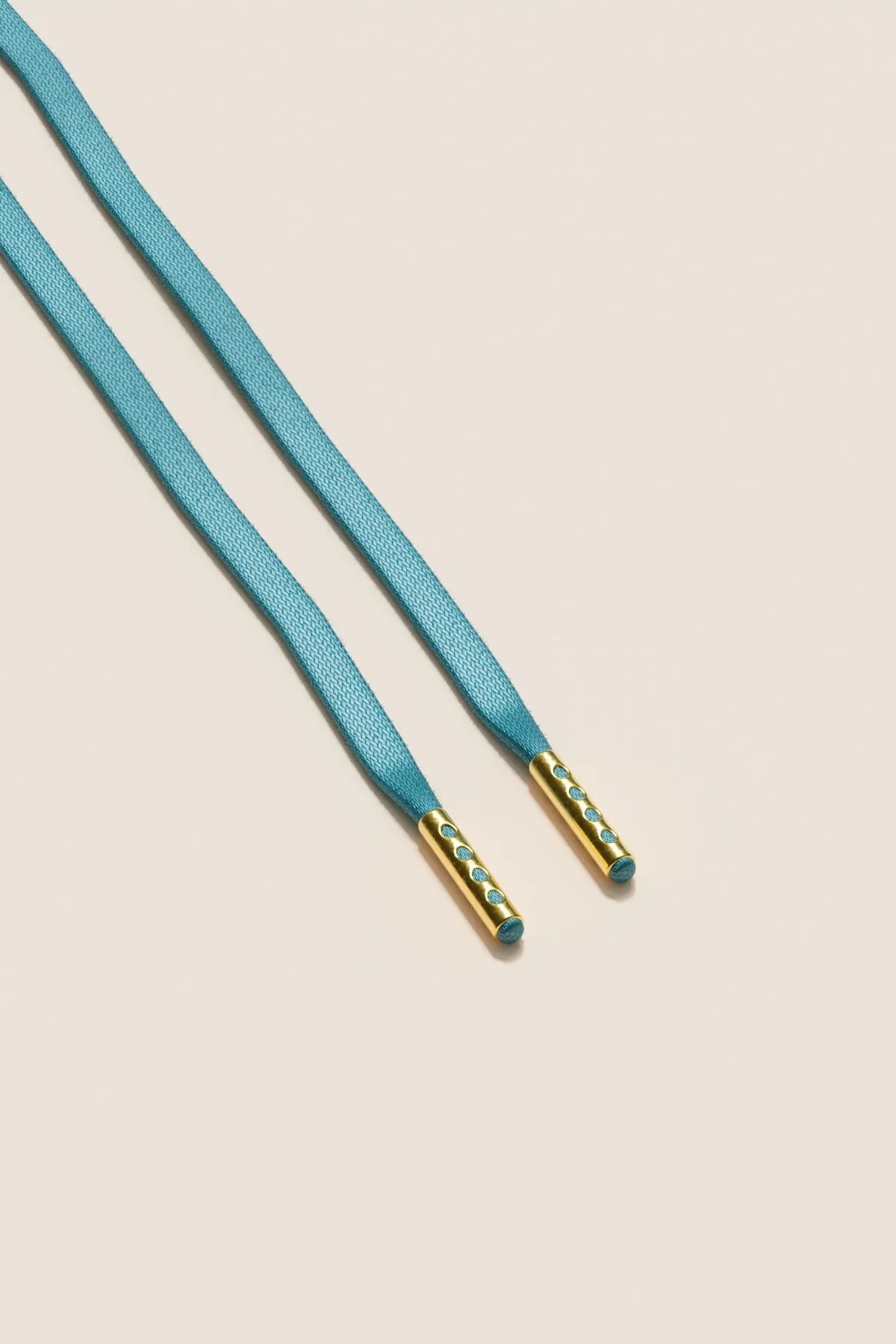 Turquoise | Flat Waxed Shoelaces