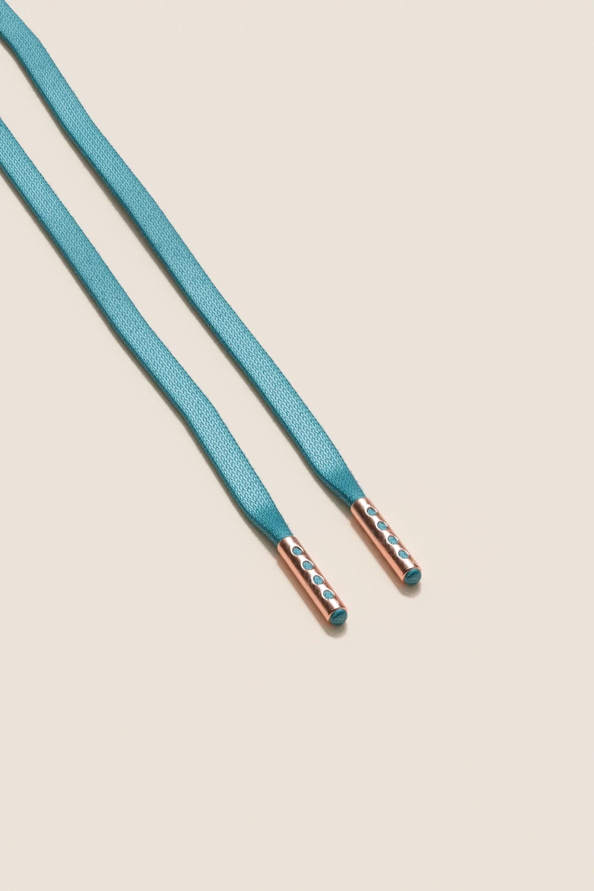 Turquoise | Flat Waxed Shoelaces