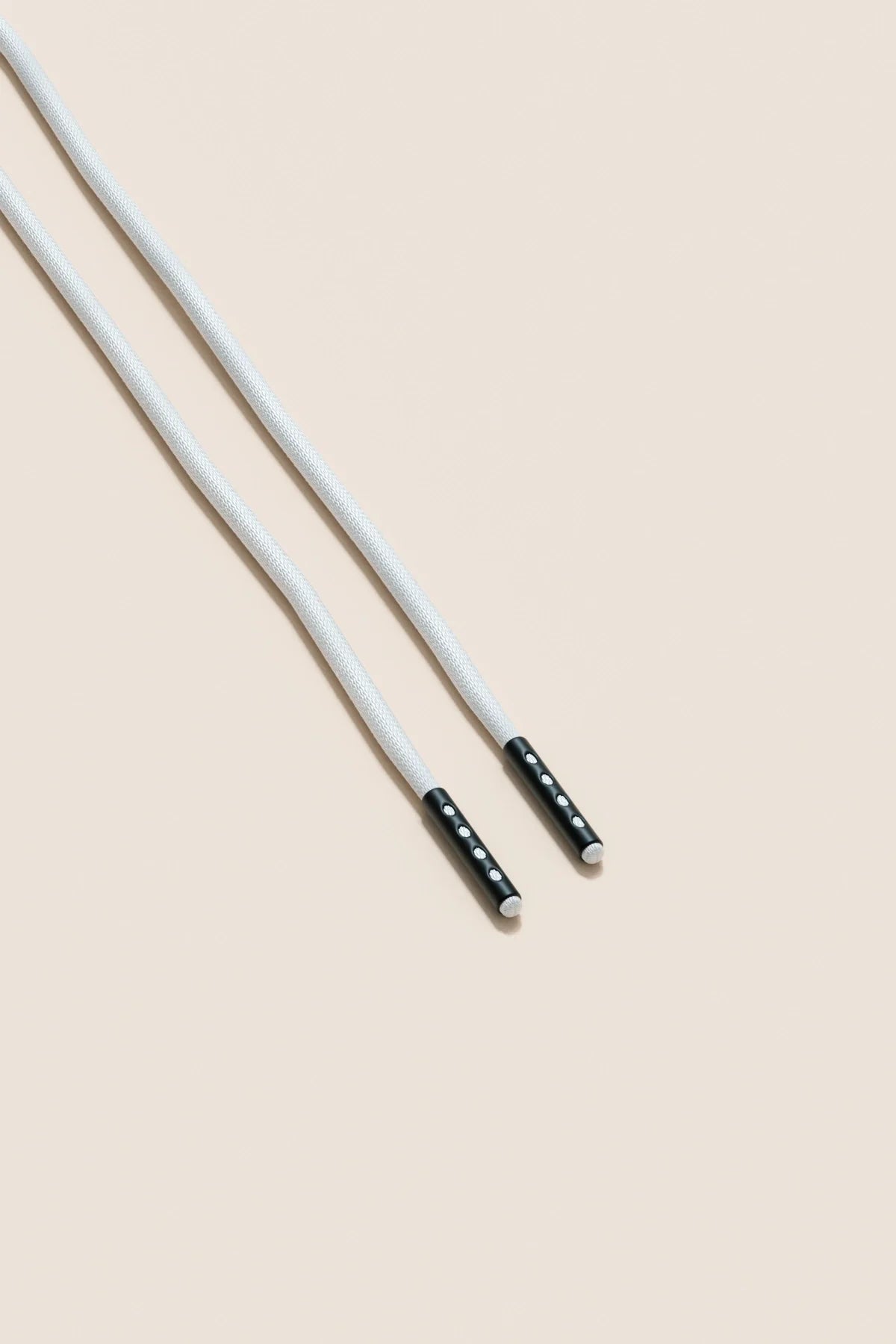 Weiß | Runde Gewachste Schnürsenkel