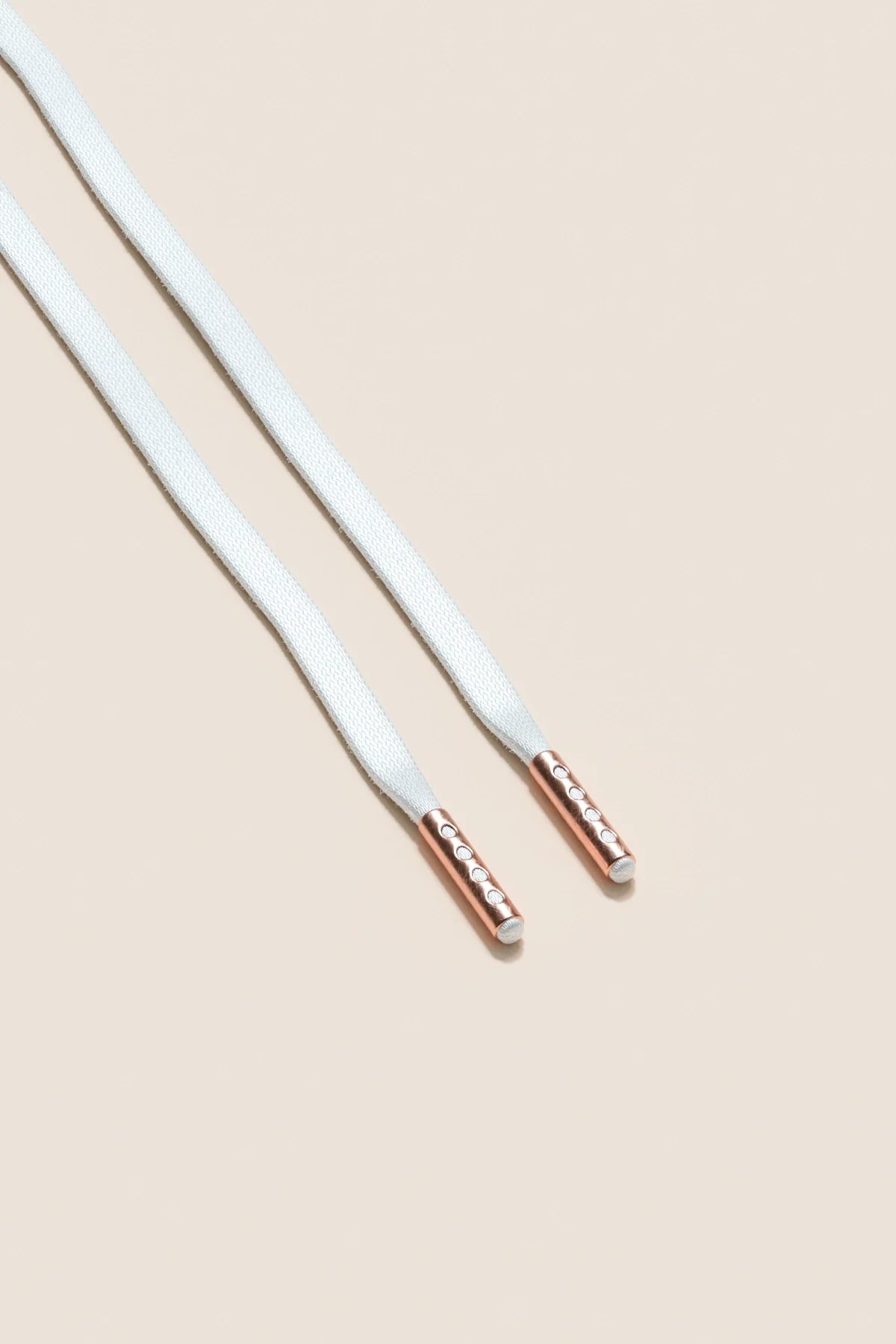 Weiß | Flache Gewachste Schnürsenkel