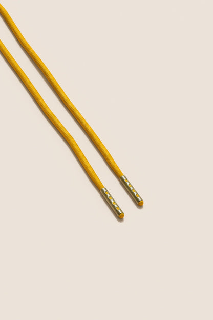 Yellow | Round Waxed Shoelaces