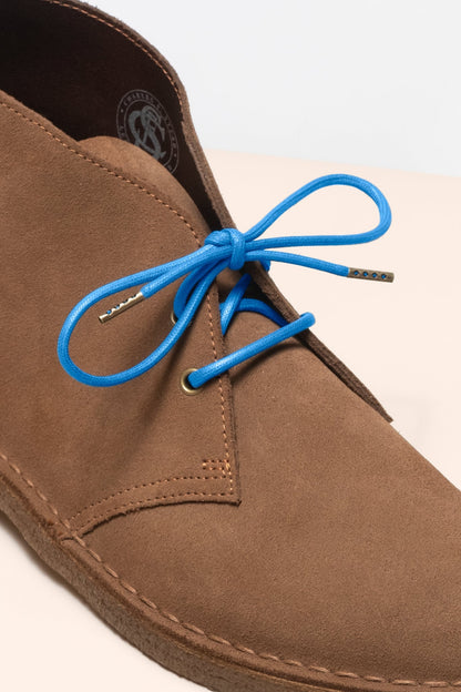 Jeansblau | 4 mm Runde gewachste Schnürsenkel