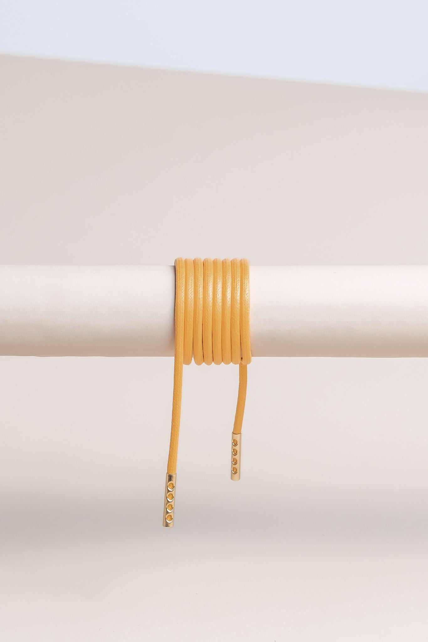 Yellow | Round Waxed Shoelaces